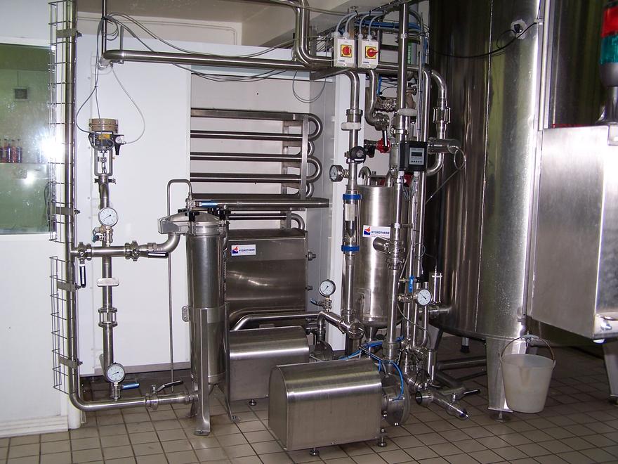 pasteurisation sirop